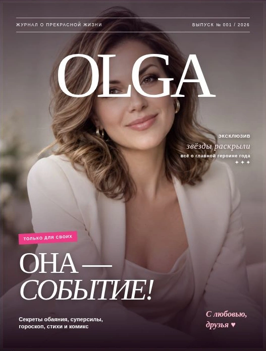 Настоящая обложка журнала